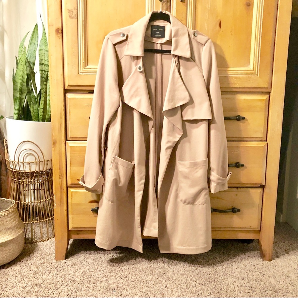 Love Tree Trench Jacket